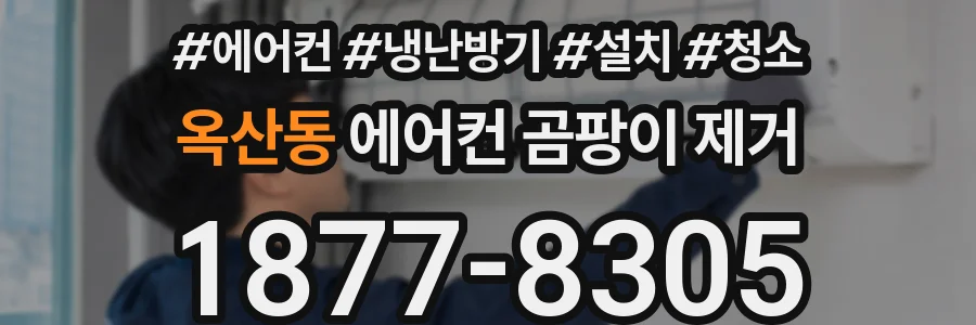 옥산동 에어컨 곰팡이 제거