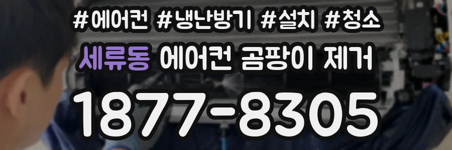 세류동 에어컨 곰팡이 제거