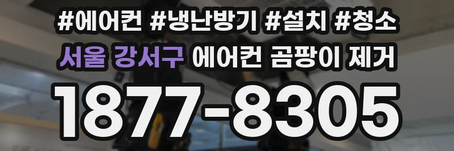서울 강서구 에어컨 곰팡이 제거