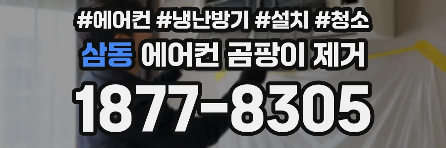 삼동 에어컨 곰팡이 제거