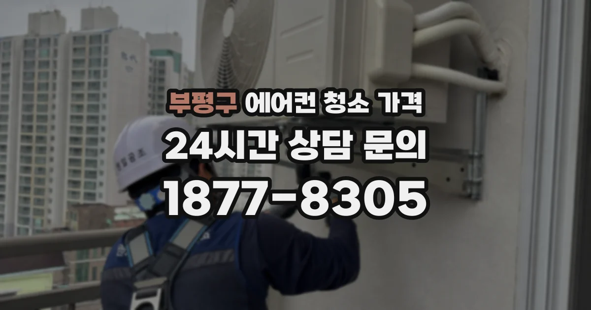 부평구 에어컨 청소 가격