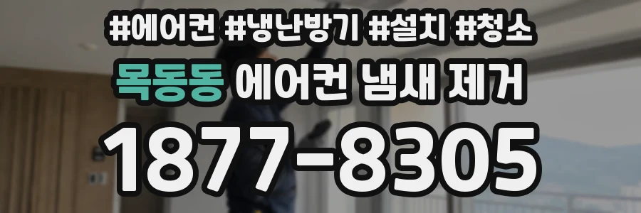 목동동 에어컨 냄새 제거