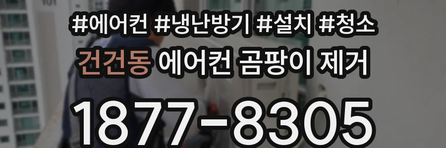 건건동 에어컨 곰팡이 제거