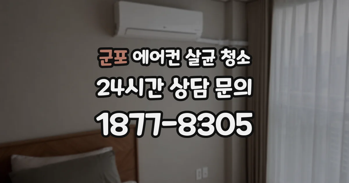 군포 에어컨 살균 청소