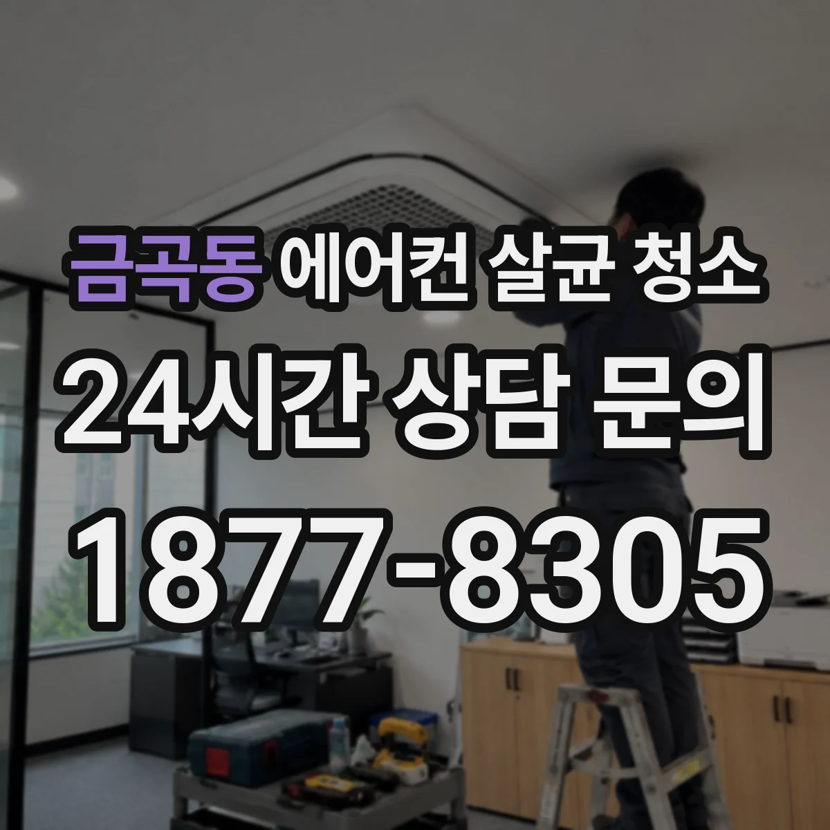 금곡동 에어컨 살균 청소