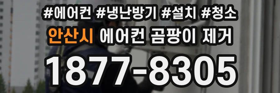 안산시 에어컨 곰팡이 제거