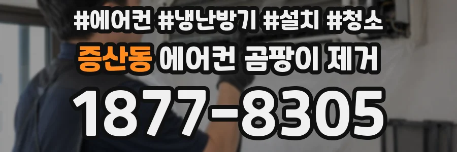 증산동 에어컨 곰팡이 제거