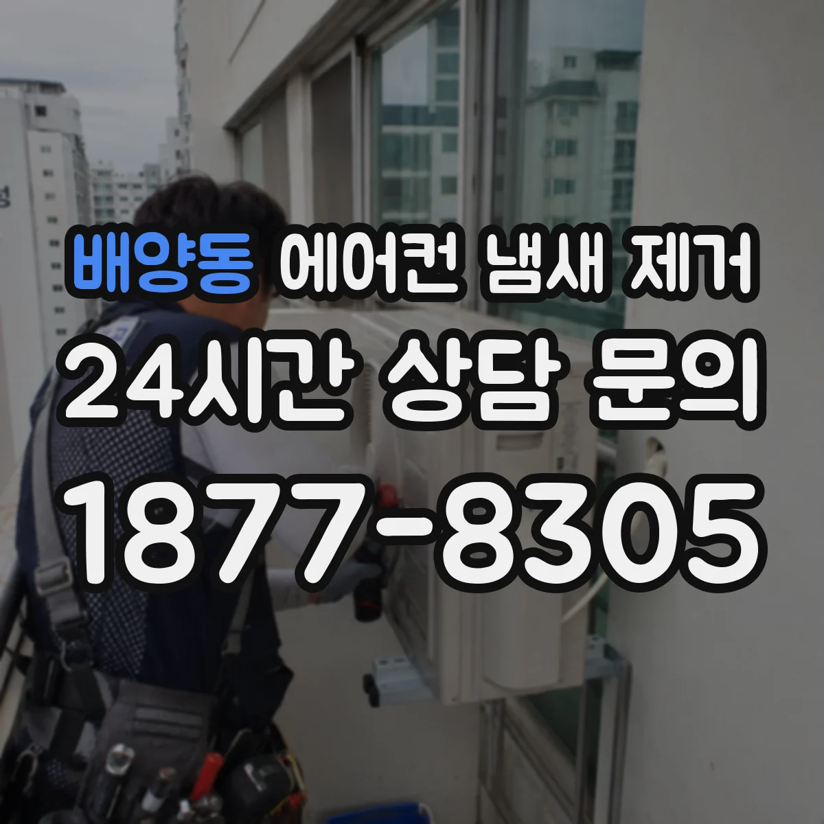 배양동 에어컨 냄새 제거