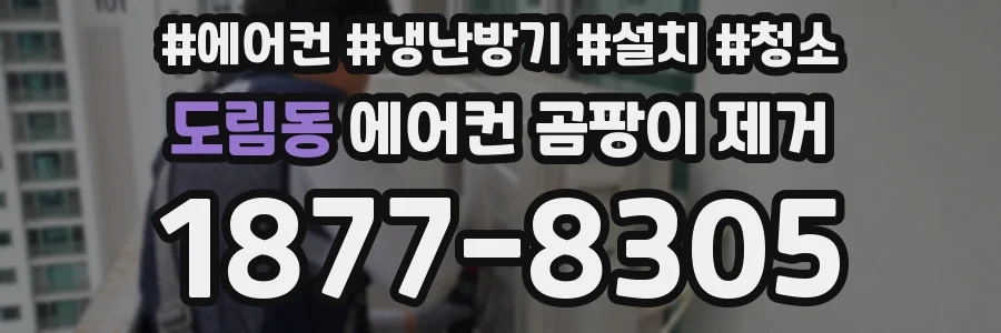 도림동 에어컨 곰팡이 제거