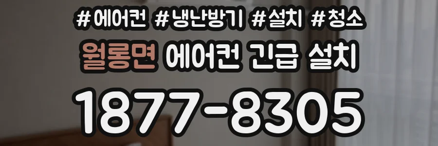 월롱면 에어컨 긴급 설치