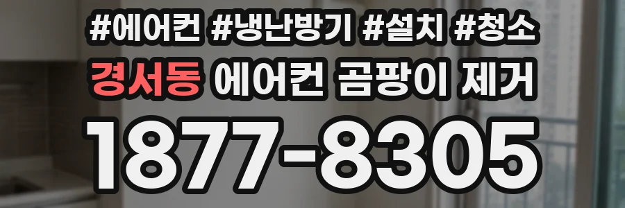 경서동 에어컨 곰팡이 제거