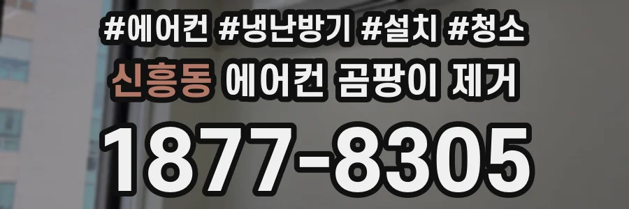 신흥동 에어컨 곰팡이 제거
