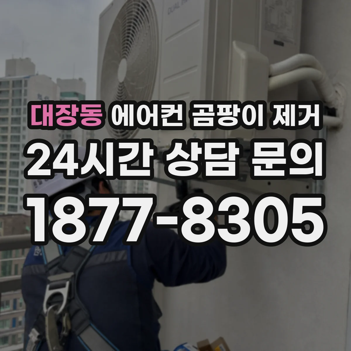대장동 에어컨 곰팡이 제거
