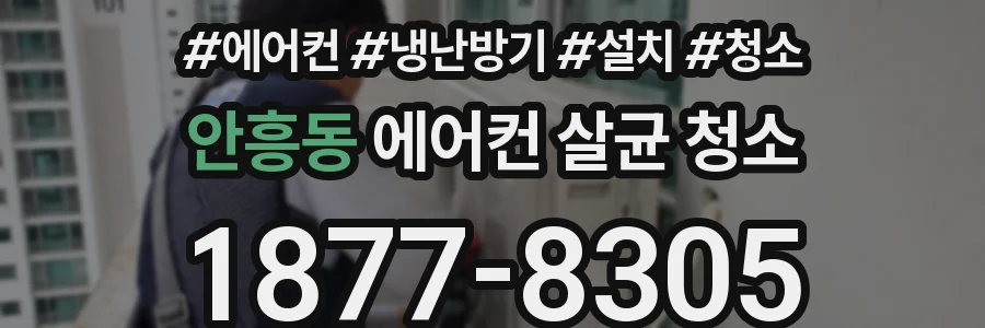 안흥동 에어컨 살균 청소
