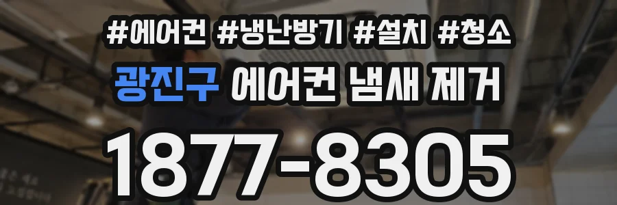 광진구 에어컨 냄새 제거