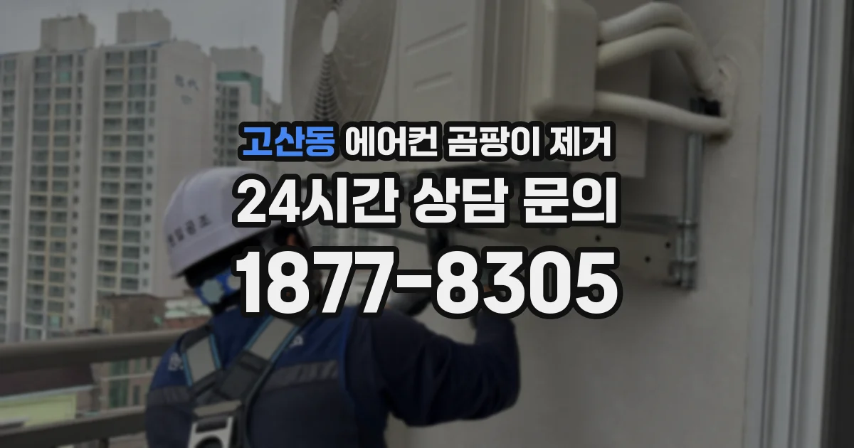 고산동 에어컨 곰팡이 제거