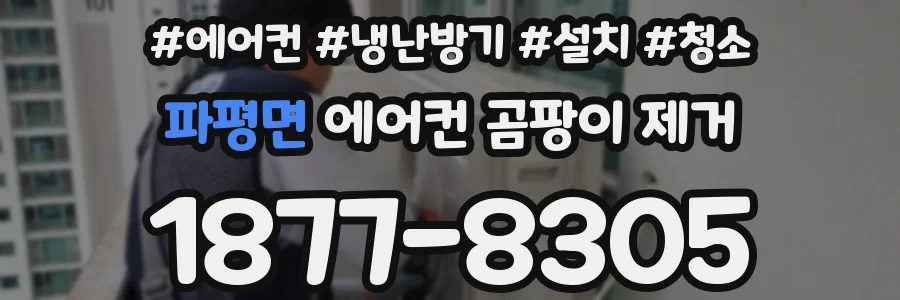 파평면 에어컨 곰팡이 제거