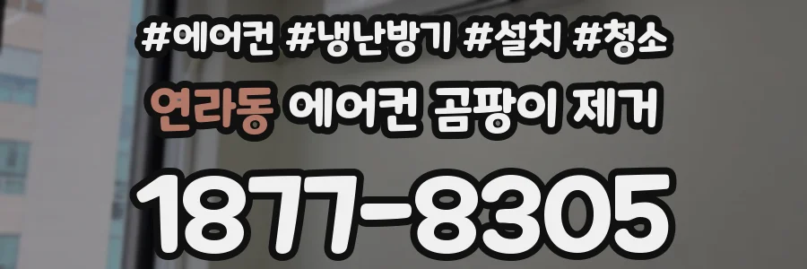 연라동 에어컨 곰팡이 제거