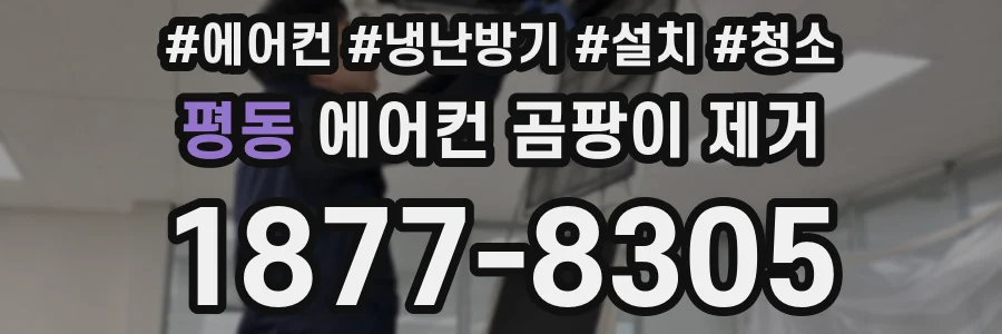 평동 에어컨 곰팡이 제거