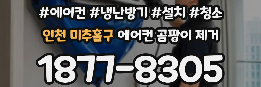 인천 미추홀구 에어컨 곰팡이 제거