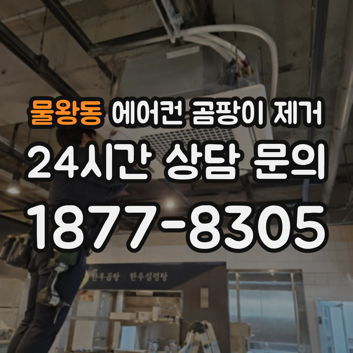 물왕동 에어컨 곰팡이 제거