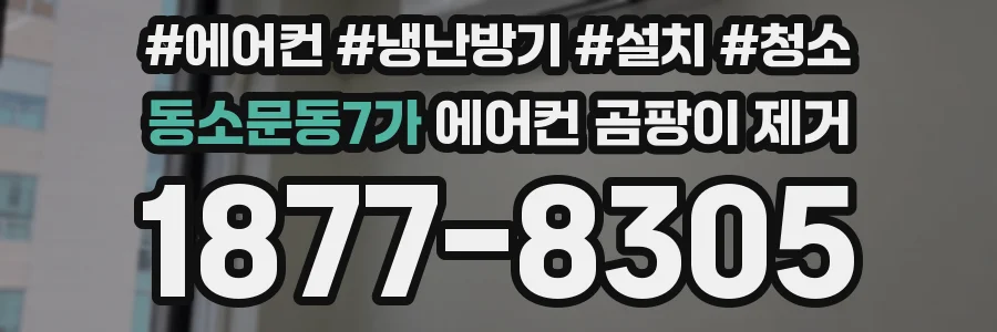 동소문동7가 에어컨 곰팡이 제거