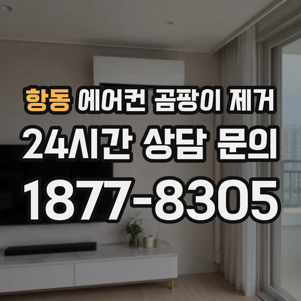 항동 에어컨 곰팡이 제거