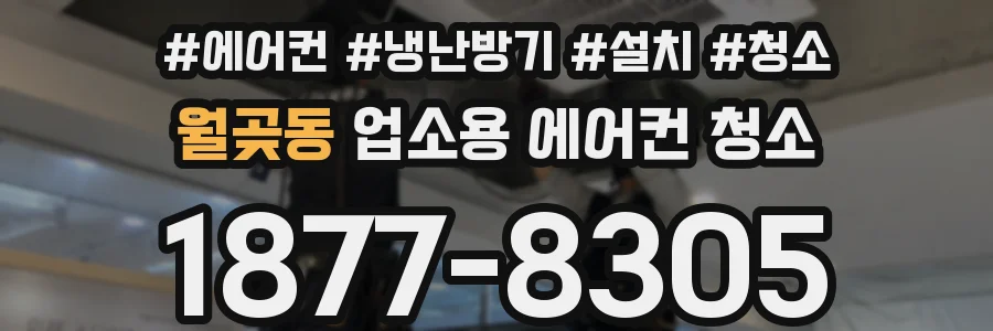 월곶동 업소용 에어컨 청소