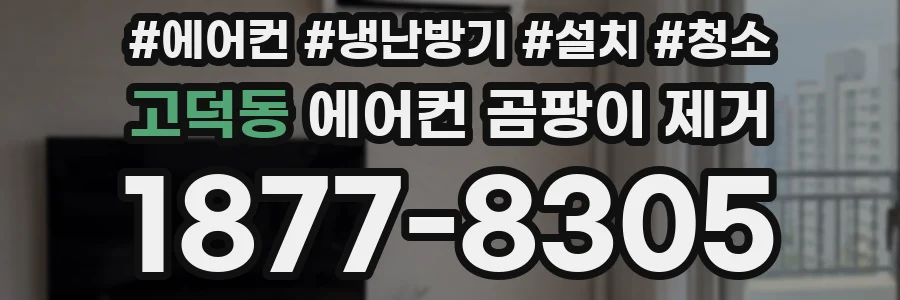 고덕동 에어컨 곰팡이 제거