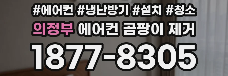 의정부 에어컨 곰팡이 제거