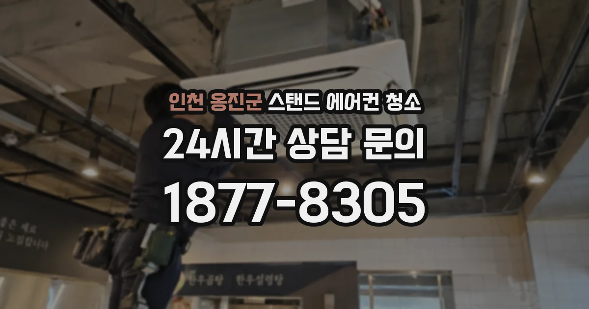 인천 옹진군 스탠드 에어컨 청소
