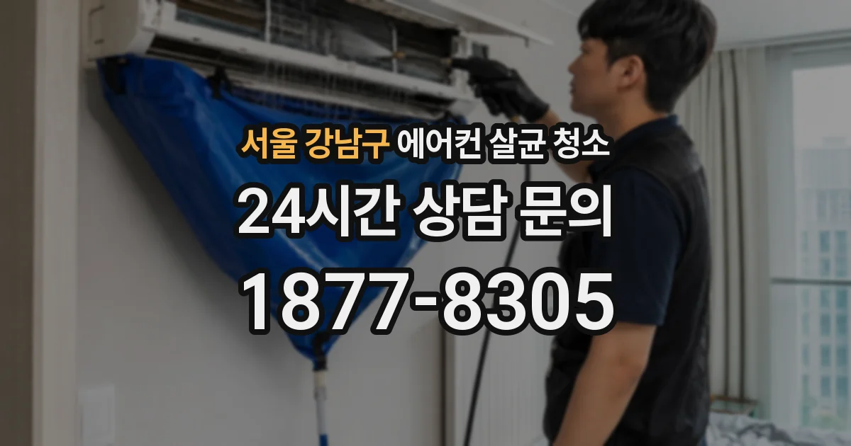 서울 강남구 에어컨 살균 청소