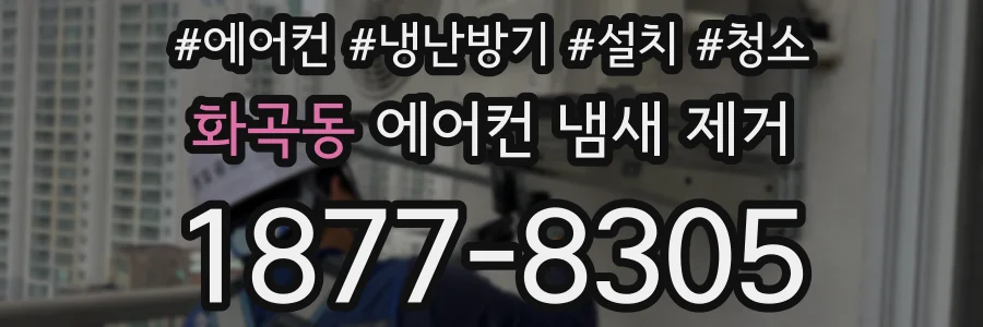 화곡동 에어컨 냄새 제거