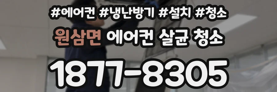 원삼면 에어컨 살균 청소