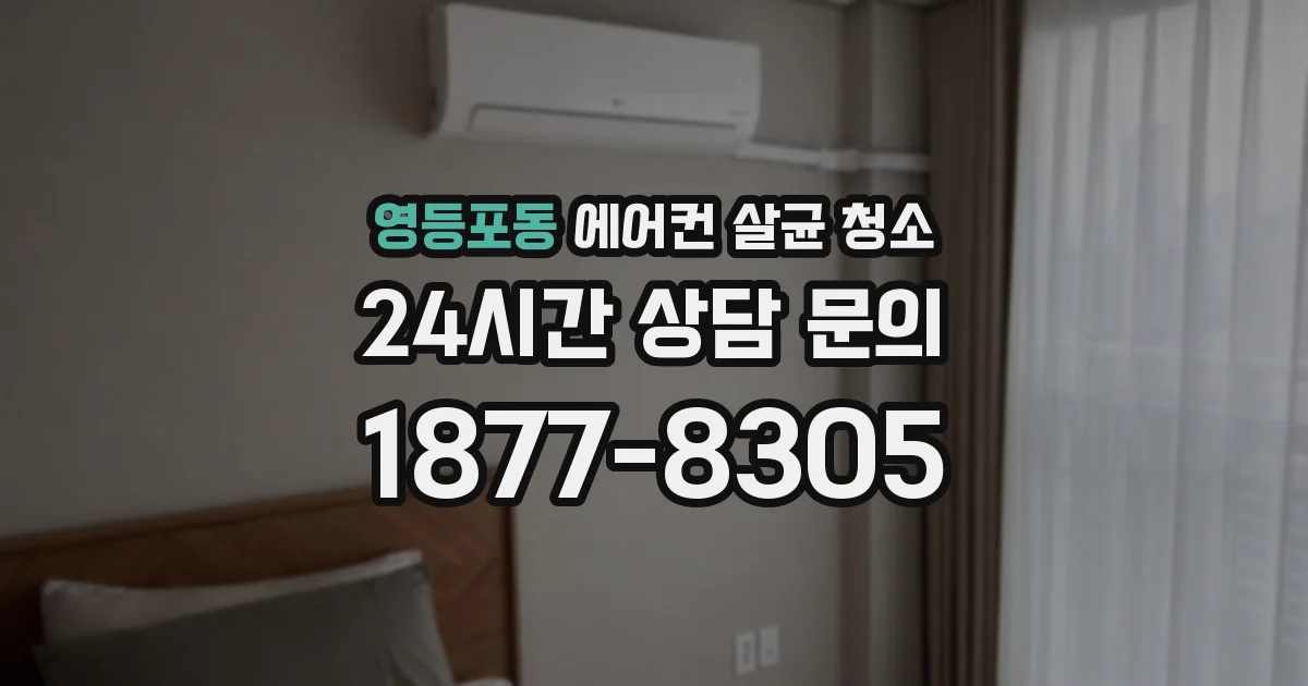 영등포동 에어컨 살균 청소
