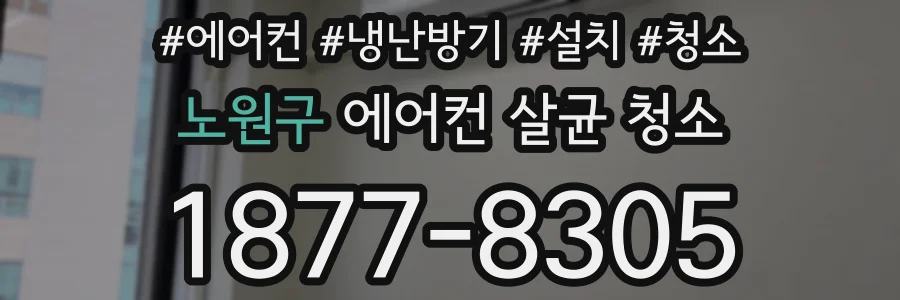 노원구 에어컨 살균 청소