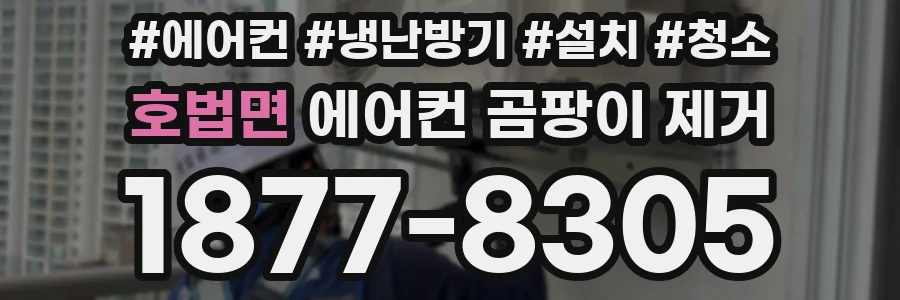 호법면 에어컨 곰팡이 제거
