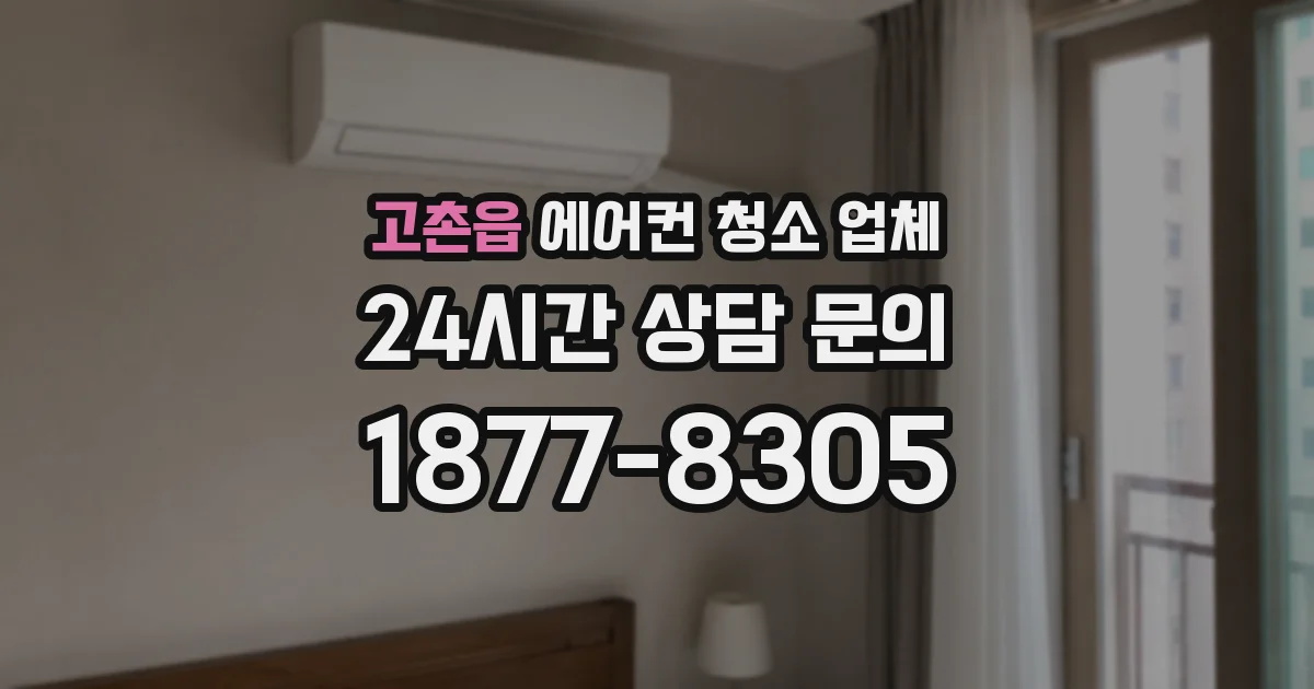 고촌읍 에어컨 청소 업체