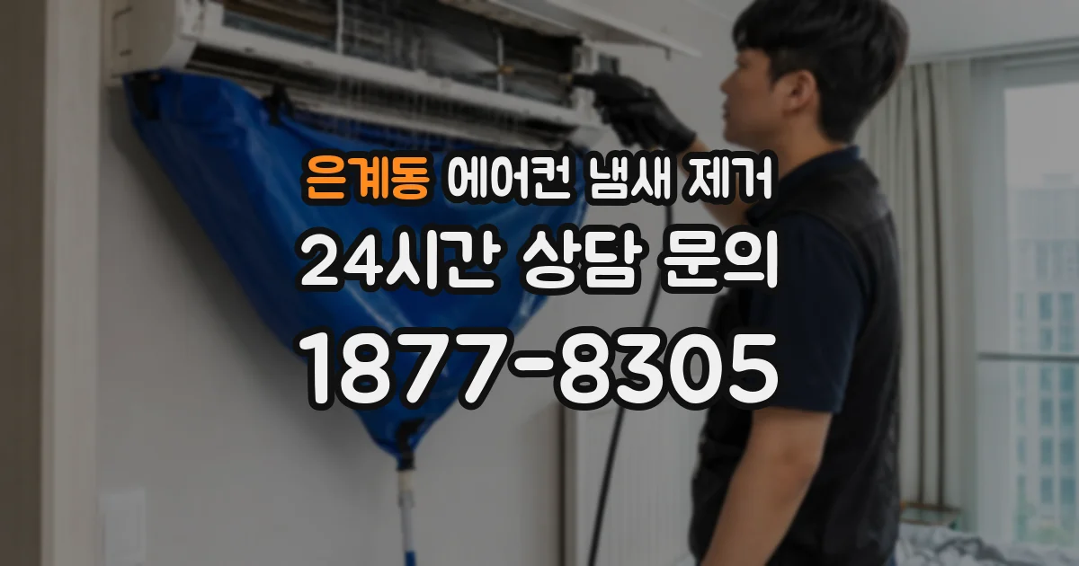 은계동 에어컨 냄새 제거