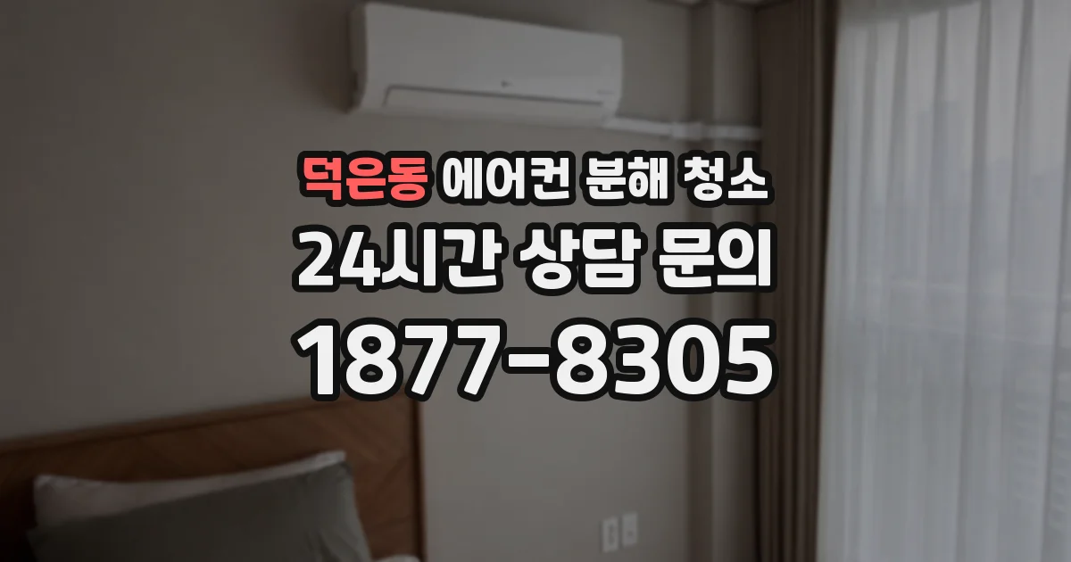 덕은동 에어컨 분해 청소