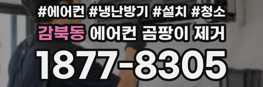감북동 에어컨 곰팡이 제거
