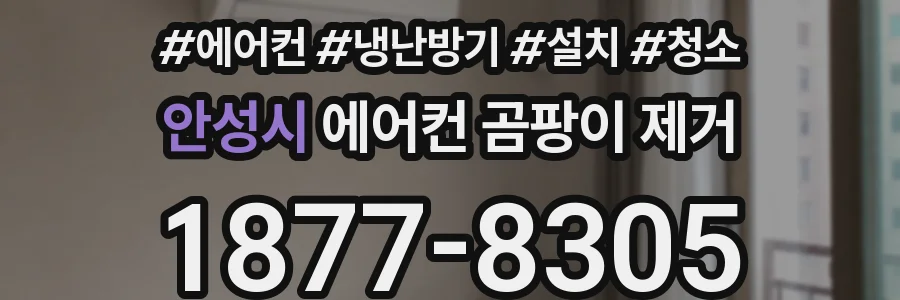 안성시 에어컨 곰팡이 제거