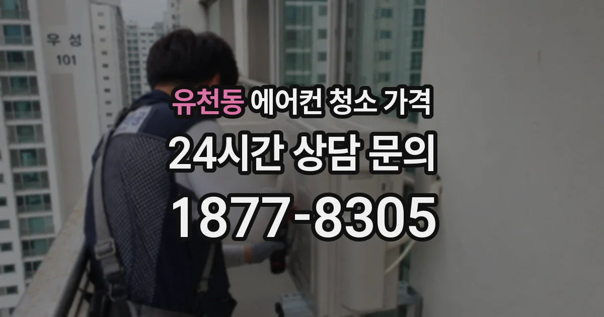유천동 에어컨 청소 가격