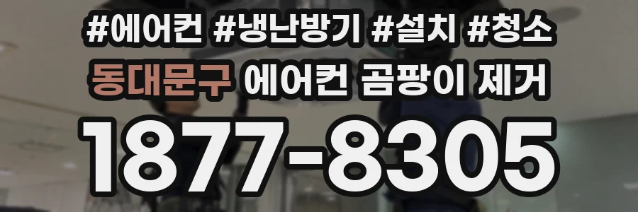 동대문구 에어컨 곰팡이 제거