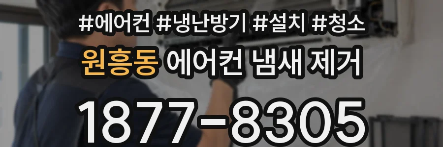 원흥동 에어컨 냄새 제거