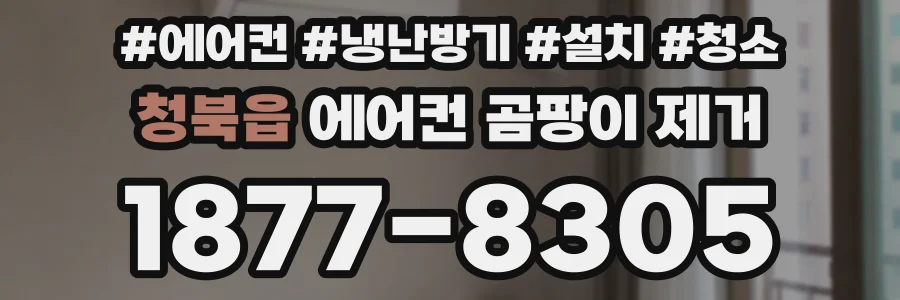 청북읍 에어컨 곰팡이 제거