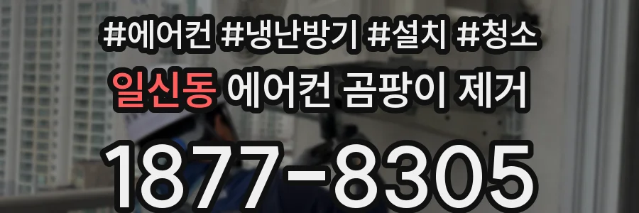 일신동 에어컨 곰팡이 제거