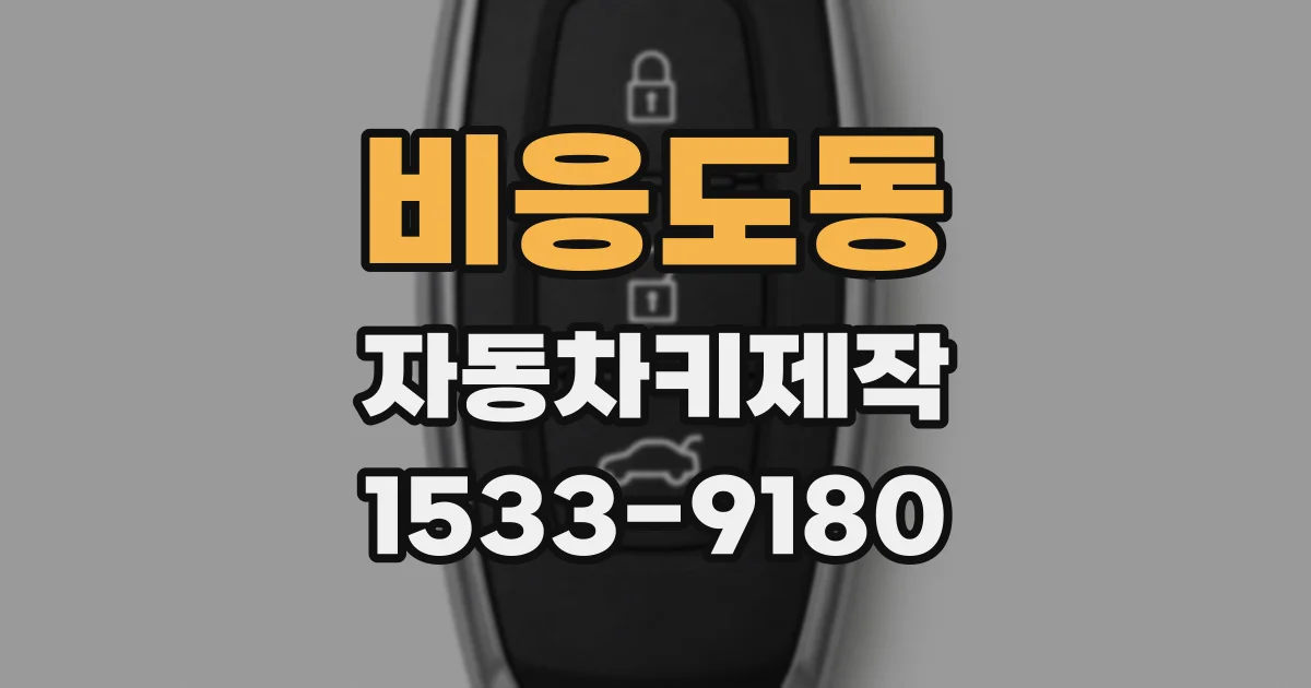 비응도동 자동차키제작