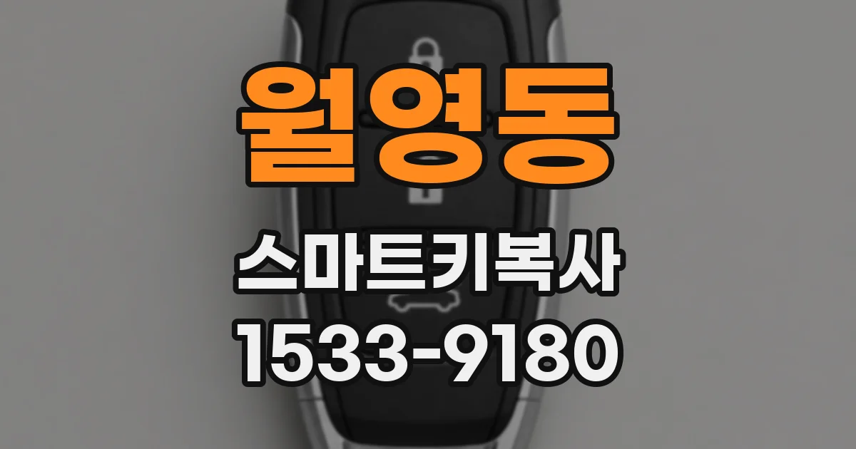 월영동 스마트키복사