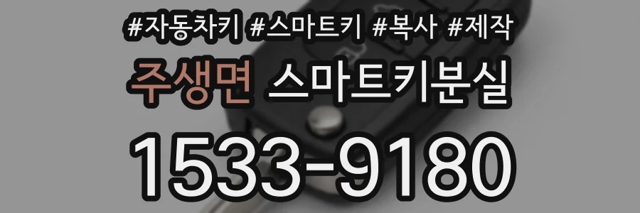 주생면 스마트키분실
